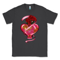 Smoke heart glass vase love tickets with rose Classic Tee - RanaPortraitStore