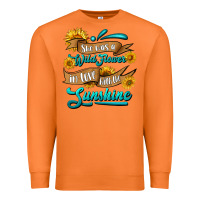 Carrot she was a wild flower in love with the sunshine Premium Sweatshirt - HRA Design Shop