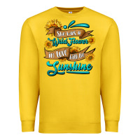Lemon she was a wild flower in love with the sunshine Premium Sweatshirt - HRA Design Shop