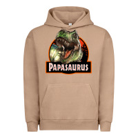 Pigment Burro Western Papasaurus Papa Dinosaur Urban Hoodie - LillyAllenDesigns