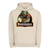 Western Papasaurus Papa Dinosaur Urban Hoodie | Teevron