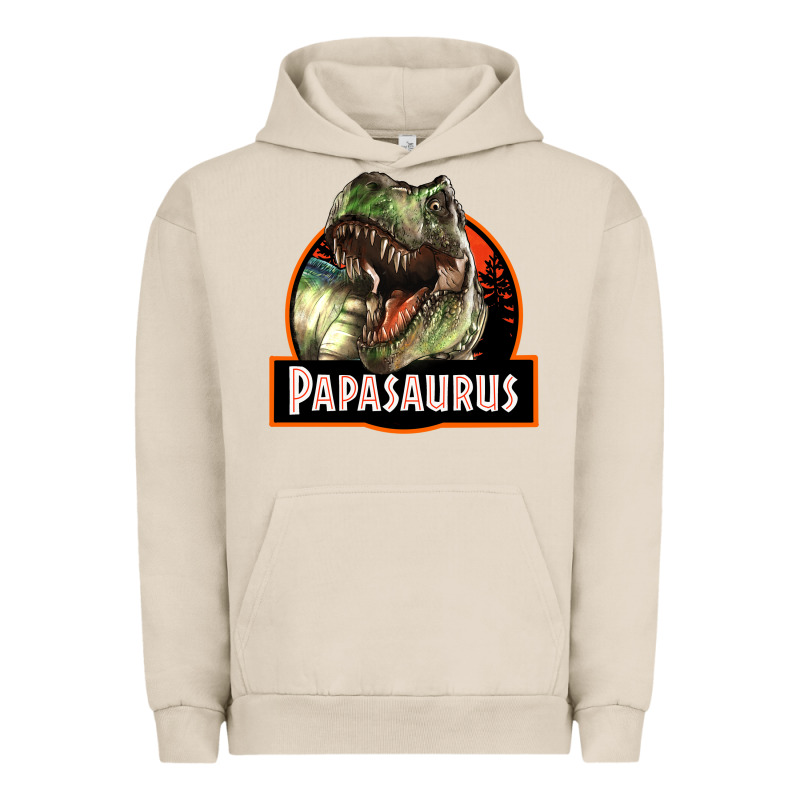 Western Papasaurus Papa Dinosaur Urban Hoodie by LillyAllenDesigns | Teevron