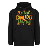 Black oh my gourd i love fall Heavyweight Hoodie - Zillion Design Studio