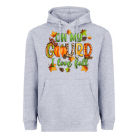Heather Grey oh my gourd i love fall Heavyweight Hoodie - Zillion Design Studio
