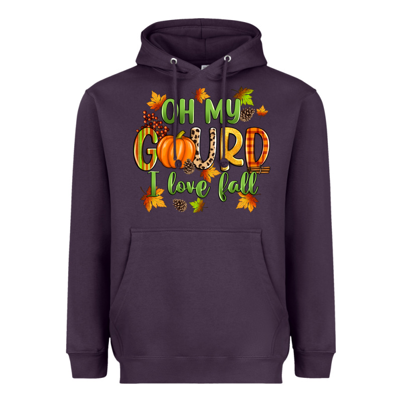 Oh My Gourd I Love Fall Heavyweight Hoodie by Zillion Design Studio | Teevron