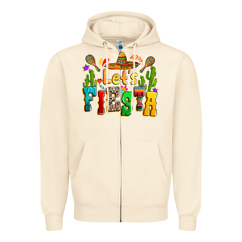 Let's Fiesta Zipper Hoodie by RanaPortraitStore | Teevron