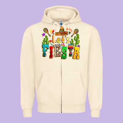 Zipper Hoodie Let's fiesta