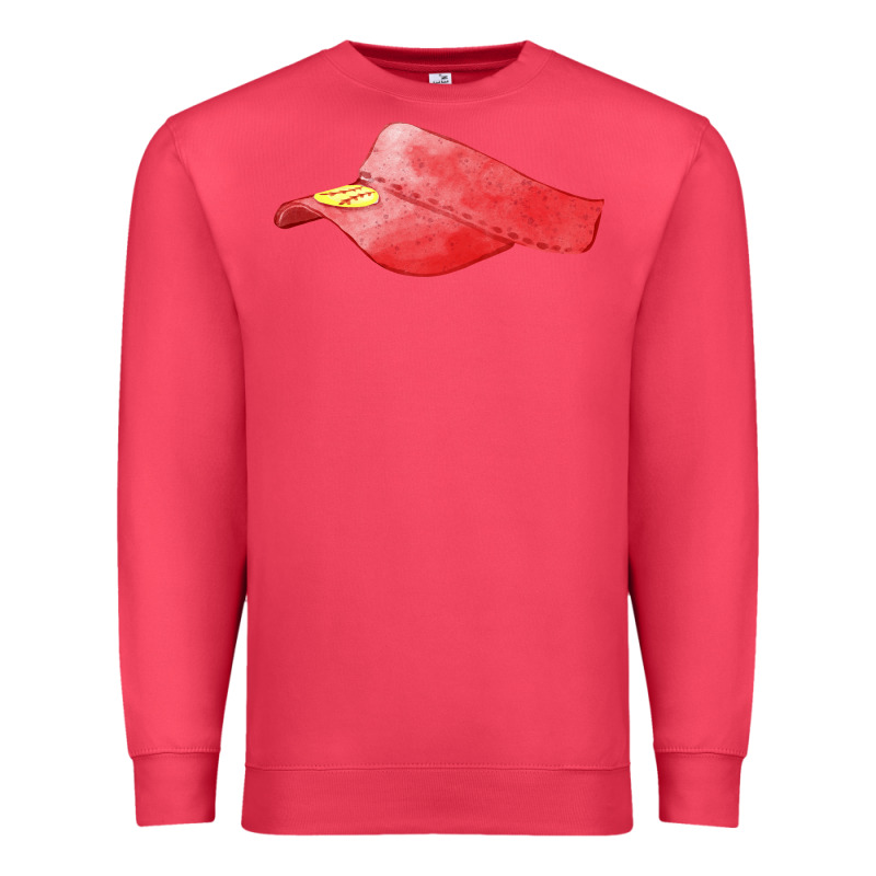 Red Softball Visor Fa Element Premium Sweatshirt by FaDigitalArtStudio | Teevron