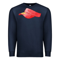 Navy red softball visor fa element Premium Sweatshirt - FaDigitalArtStudio