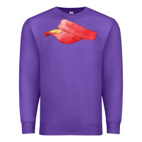Purple red softball visor fa element Premium Sweatshirt - FaDigitalArtStudio