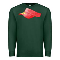 Sports Green red softball visor fa element Premium Sweatshirt - FaDigitalArtStudio