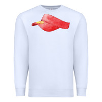 White red softball visor fa element Premium Sweatshirt - FaDigitalArtStudio
