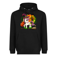 Black halloween unicorn Heavyweight Hoodie - Zillion Design Studio