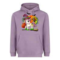 Lavender halloween unicorn Heavyweight Hoodie - Zillion Design Studio