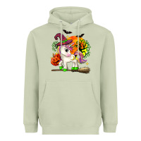 Matcha halloween unicorn Heavyweight Hoodie - Zillion Design Studio