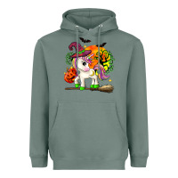 Sage halloween unicorn Heavyweight Hoodie - Zillion Design Studio