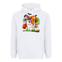 White halloween unicorn Heavyweight Hoodie - Zillion Design Studio