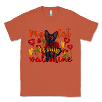 Copper my cat is my valentine valentine's day Classic Tee - FaDigitalArtStudio