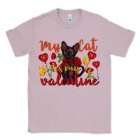 Lilac my cat is my valentine valentine's day Classic Tee - FaDigitalArtStudio