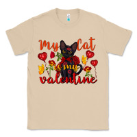 Mushroom my cat is my valentine valentine's day Classic Tee - FaDigitalArtStudio