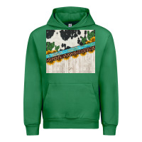 Emerald cowhide sunflowers cactus Urban Hoodie - Jasminsmagicworld