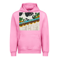 Fuchsia Pink cowhide sunflowers cactus Urban Hoodie - Jasminsmagicworld