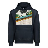 Navy cowhide sunflowers cactus Urban Hoodie - Jasminsmagicworld