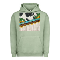 Pigment Oil Green cowhide sunflowers cactus Urban Hoodie - Jasminsmagicworld