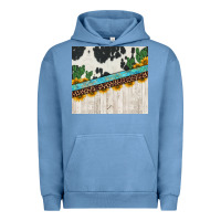 Pigment Pebble Blue cowhide sunflowers cactus Urban Hoodie - Jasminsmagicworld