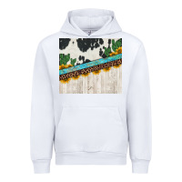 White cowhide sunflowers cactus Urban Hoodie - Jasminsmagicworld