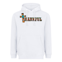 White thankful pumpkin cross Heavyweight Hoodie - RanaPortraitStore