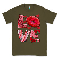 Army Green love kiss Classic Tee - RanaPortraitStore