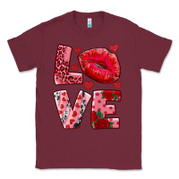 Burgundy love kiss Classic Tee - RanaPortraitStore