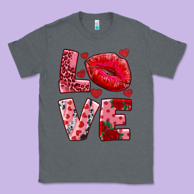 Love Kiss Classic Tee Designed By Ranaportraitstore