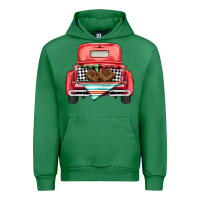 Emerald Christmas truck Urban Hoodie - BarkalooDesign