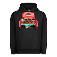 Pigment Black Christmas truck Urban Hoodie - BarkalooDesign