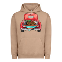 Pigment Burro Christmas truck Urban Hoodie - BarkalooDesign