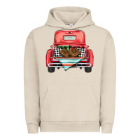 Pigment French Oak Christmas truck Urban Hoodie - BarkalooDesign