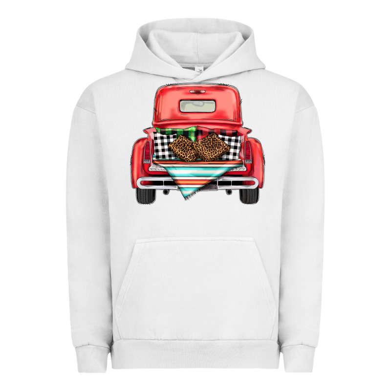 Christmas Truck Urban Hoodie by BarkalooDesign | Teevron
