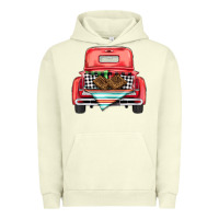 Pigment Pistachio Christmas truck Urban Hoodie - BarkalooDesign