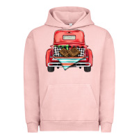 Pigment Salmon Christmas truck Urban Hoodie - BarkalooDesign