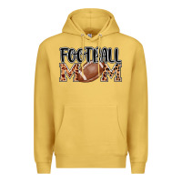 Antique Gold football mom Premium Hoodie - AdoDesignShop