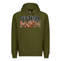 Army Green football mom Premium Hoodie - AdoDesignShop