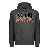 Charcoal Heather football mom Premium Hoodie - AdoDesignShop