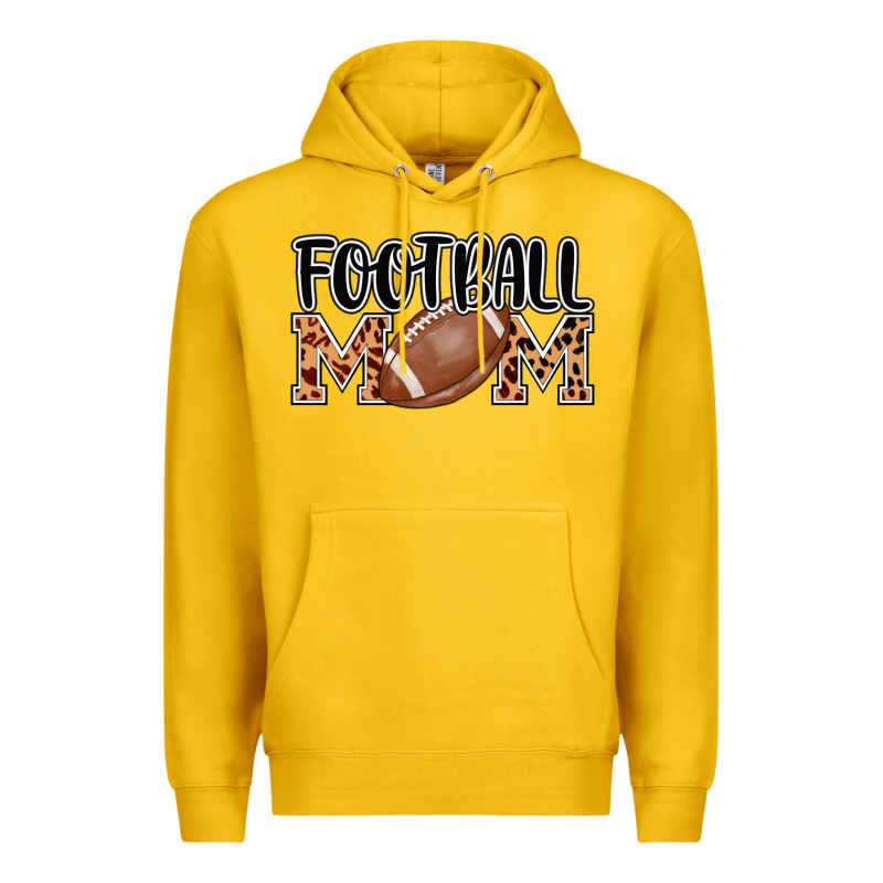 Football Mom Premium Hoodie by AdoDesignShop | Teevron