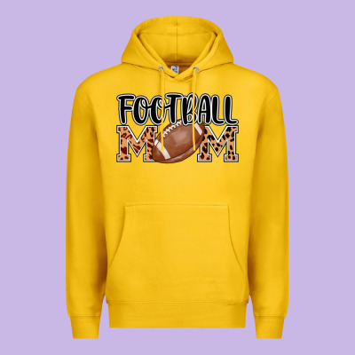 Football Mom Premium Hoodie Designed By Adodesignshop