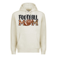 Oatmeal Heather football mom Premium Hoodie - AdoDesignShop