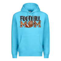 Ocean Blue football mom Premium Hoodie - AdoDesignShop