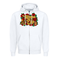 White Mama cita Zipper Hoodie - RanaPortraitStore