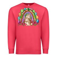 Cardinal Easter rainbow Bunny Easter Day Premium Sweatshirt - Neo Western